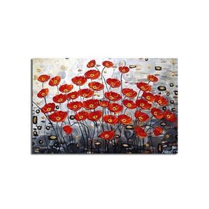 Wallity Obraz Poppy 45x70 cm červený obraz