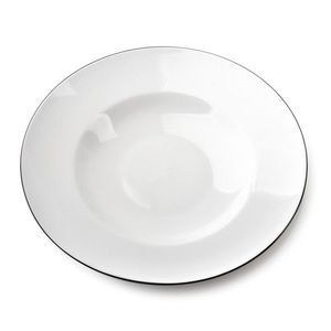 Affekdesign Porcelánový talíř SIMPLE hluboký bílý obraz