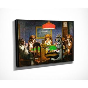 Wallity Reprodukce obrazu Poker Game 30x40 cm vícebarevná obraz