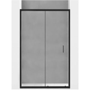 Sprchové dveře MEXEN 120 cm černé obraz