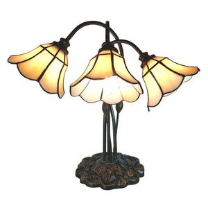 Stolní vitrážová lampa Tiffany Trois - 46*28*63 cm 5LL-6029 obraz