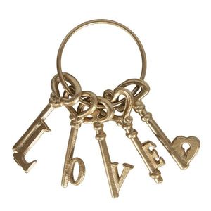 Dekorativní svazek klíčů Love - 10*5*20 cm 6Y2276GO obraz