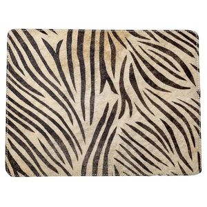 Kožené obdélníkové prostírání Zebra (bos taurus taurus) - 30*40*0.5cm MHZBPR obraz