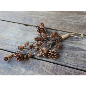 Vánoční závěsná větvička se šiškami Fleur Branch - 46cm 39061700 (39617-00) obraz