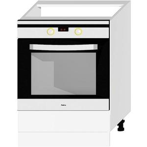 Kuchyňská skříňka Livia DK60 bílý puntík mat obraz