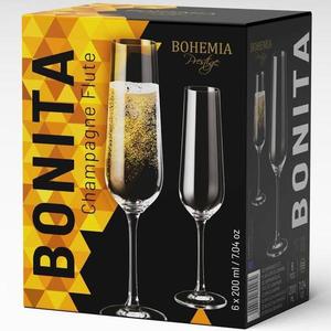 Bohemia prestige bonita sklenička na šampaňské 200ml 6x 802282 obraz