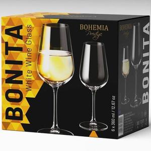 Bohemia prestige bonita sklenička na víno 360ml 6 ks 802299 obraz