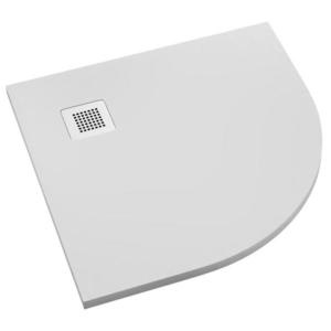 Vanička půlkulatá Kalait Smooth White 90x90x3, 5 R55 3.3104-M2 obraz