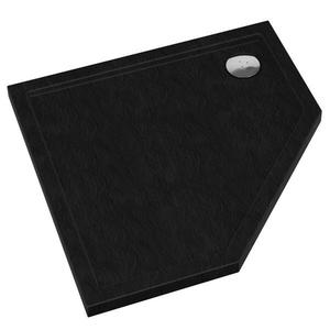 Vanička pětiúhelníkový Caspar New Black Stone 80x80x5 - 3.2397/C/St obraz