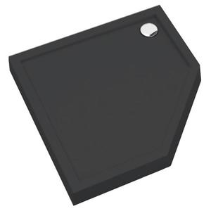 Vanička pětiúhelníkový Black Mat 80x80x12 Espera Plus AQM4697CMG obraz