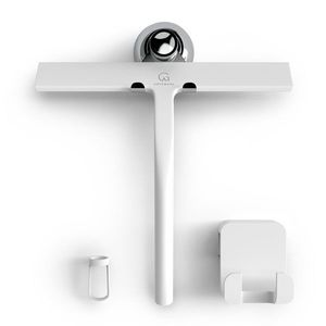 Gütewerk by blumfeldt Blaze, stěrka na sprchu, 23 cm, silikonový potah, jádro z nerezové oceli, moderní design obraz