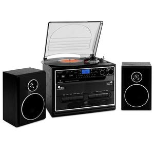 Stereo zařízení Auna 388-BT, gramofon, magnetofon, bluetooth obraz
