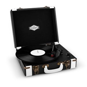Auna Jerry Lee, retro gramofon, LP, USB, černo-bílý obraz