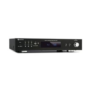 Auna AMP-9200, BT, digitální stereo zesilovač, 2x60W RMS, BT, 2x mikrofon, černý obraz