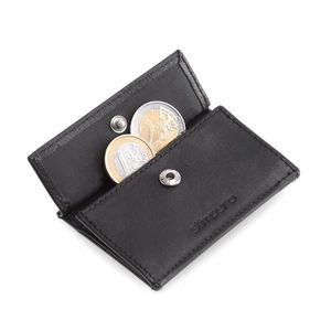 Slimpuro Coin Pocket s ochrannou kartou RFID pro tenké peněženky ZNAP Slim Wallets 8 a 12, spínací knoflík obraz