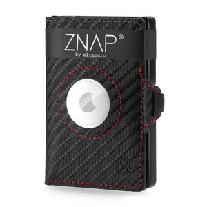 Slimpuro ZNAP Airtag Wallet, 8 karet, přihrádka na mince, 8, 9 x 1, 5 x 6, 3 cm (Š x V x H), ochrana RFID obraz
