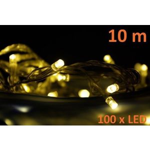 Nexos 808 Vánoční LED osvětlení 10m - teple bílé, 100 diod obraz