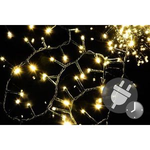 Nexos Vánoční LED osvětlení 1000 diod - bohatý řetěz - teple bílá 20 m obraz