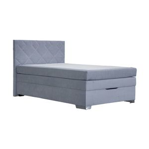 Boxspring Postel Johana 140x200, Šedě Modrá obraz