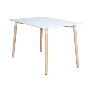 Jídelní stůl FARUK 120x80 cm, bílý obraz