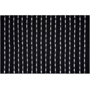 Koberec prošívaná černá, 120 x 180 cm obraz
