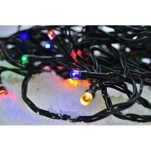 Solight Vánoční řetěz 200 LED barevný, 20 m obraz