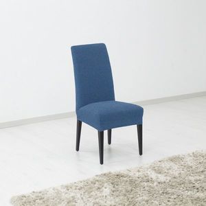 Forbyt Napínací potah na židle Denia modrá, 40 x 60 cm, sada 2 ks obraz