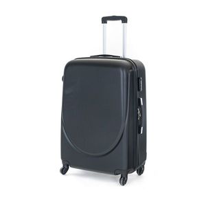 Pretty UP Cestovní skořepinový kufr ABS16 L, černá obraz
