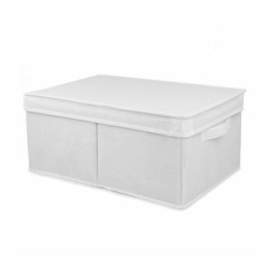 Compactor Skládací úložná kartonová krabice Wos, 30 x 43 x 19 cm, bílá obraz