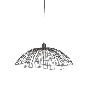 Designová závěsná lampa černá 60 cm - Pua obraz