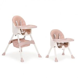Dětská jídelní židlička 2v1 Pink EcoToys obraz