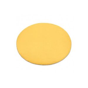 Dywany Lusczow Kulatý koberec BUNNY žlutý, velikost kruh 160 obraz