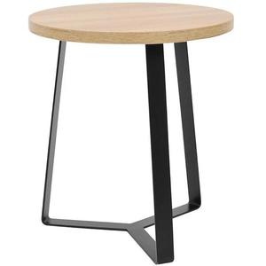 Konferenční stolek Madox 45x50 přírodní/kov obraz