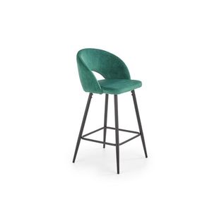 Barová židle CHITUNDO, tmavě zelená obraz