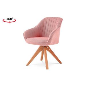 Jídelní židle WEPENER, růžová/masiv buk obraz