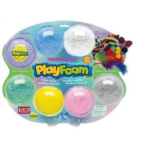 PlayFoam Modelína/Plastelína kuličková s doplňky 7 barev na kartě 34x28x4cm obraz