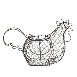 Drátěný stojan na vajíčka v designu slepice Filaire - 40*23*28 cm 6Y3763 obraz