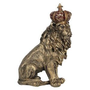 Dekorační soška Lev s korunou - 25*13*38 cm 6PR2719 obraz
