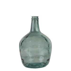 Modrá skleněná váza z recyklovaného skla 4L - Ø19*31cm AGGGFG4 obraz