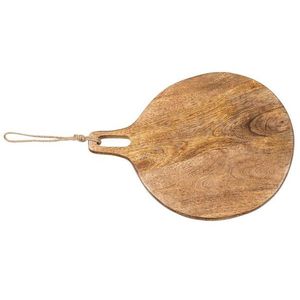 Kulaté kuchyňské prkénko z mangového dřeva Monia - 25*2*34 cm CISHR25 obraz