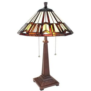 Stolní lampa Tiffany Bernita - 41x64 cm E27/max 2x60W 5LL-6288 obraz