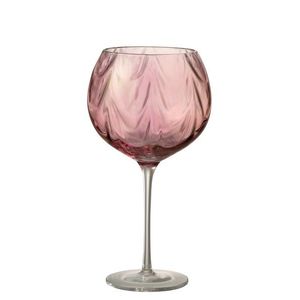 Růžová sklenička na víno Oil wine - Ø 12*21 cm 7766 obraz