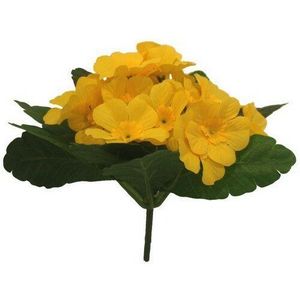 Umělá květina Prvosenka žlutá, 24 cm obraz