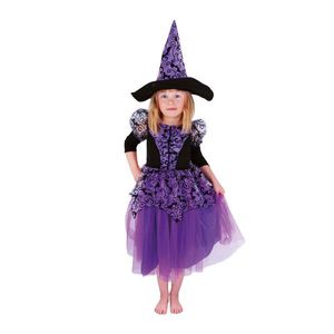 Rappa Dětský kostým Čarodějnice, fialová obraz
