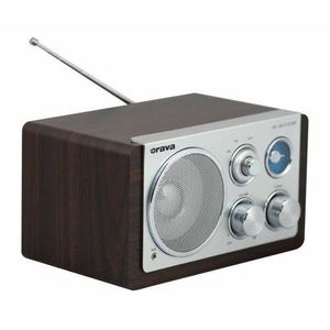 Orava RR-19 C retro rádio, hnědá obraz