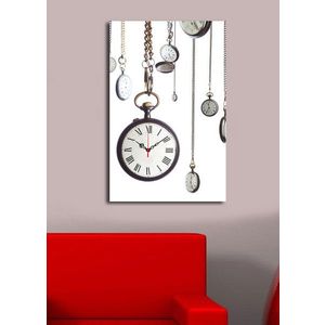 Wallity Dekorativní nástěnné hodiny Clocke bílé obraz
