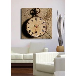 Wallity Dekorativní nástěnné hodiny Clocko hnědé obraz