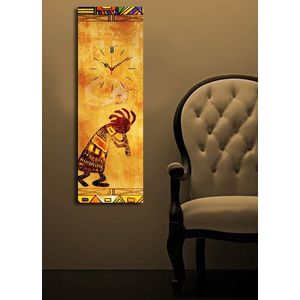 Wallity Dekorativní nástěnné hodiny Šimin žluté obraz
