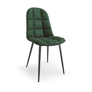 HALMAR Designová židle Brenna tmavě zelená obraz