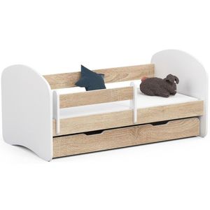 Ak furniture Dětská postel SMILE 140x70 cm dub sonoma obraz